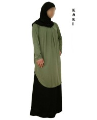 Tunique Longue Sabah en Viscose – Fabrication Française