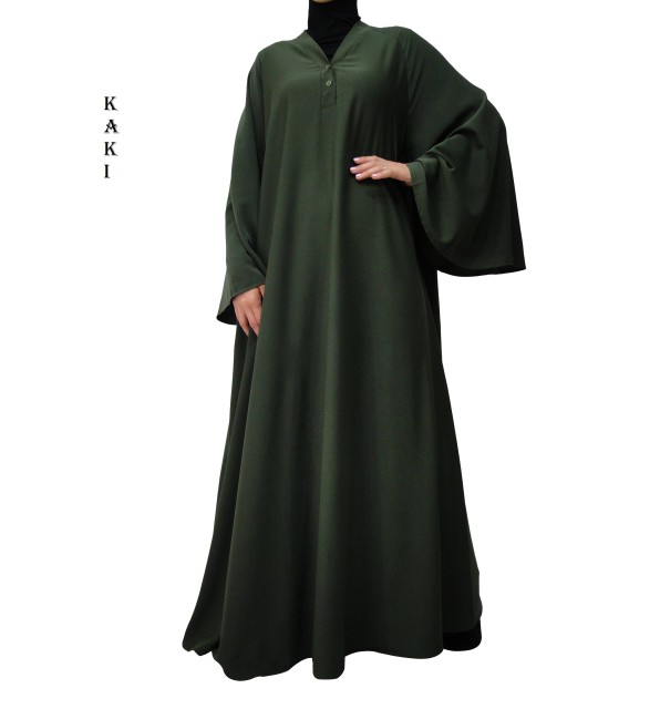 Abaya Kimaya "manches style Kimono" (Soie de Médine)