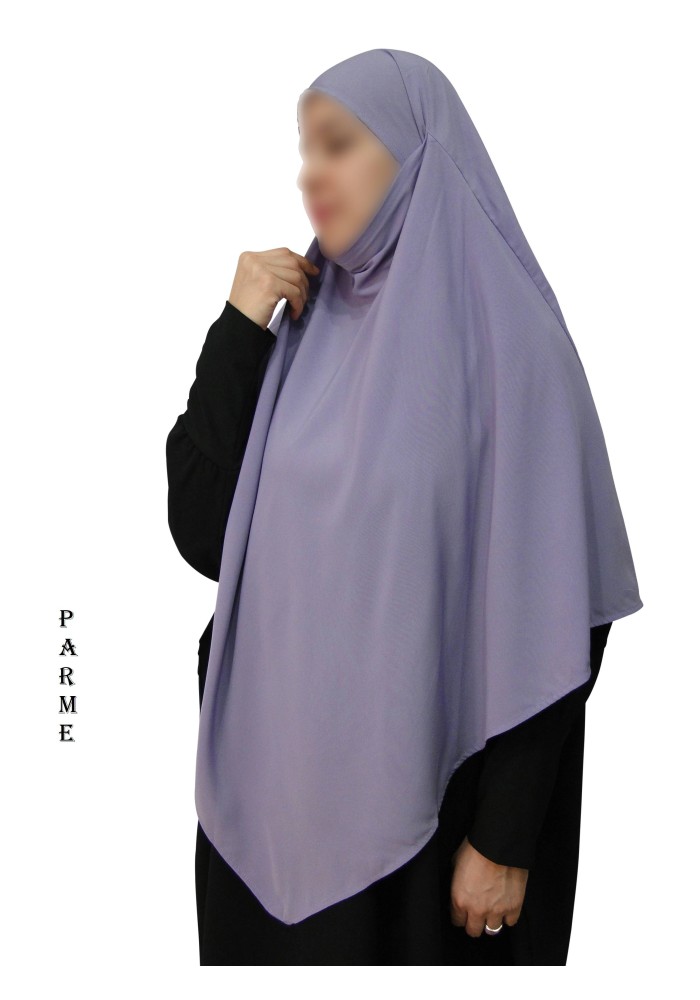 Khimar Ihsane à Pointe Court – Wool Peach