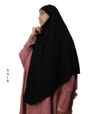 Khimar Ihsane à Pointe Court – Wool Peach