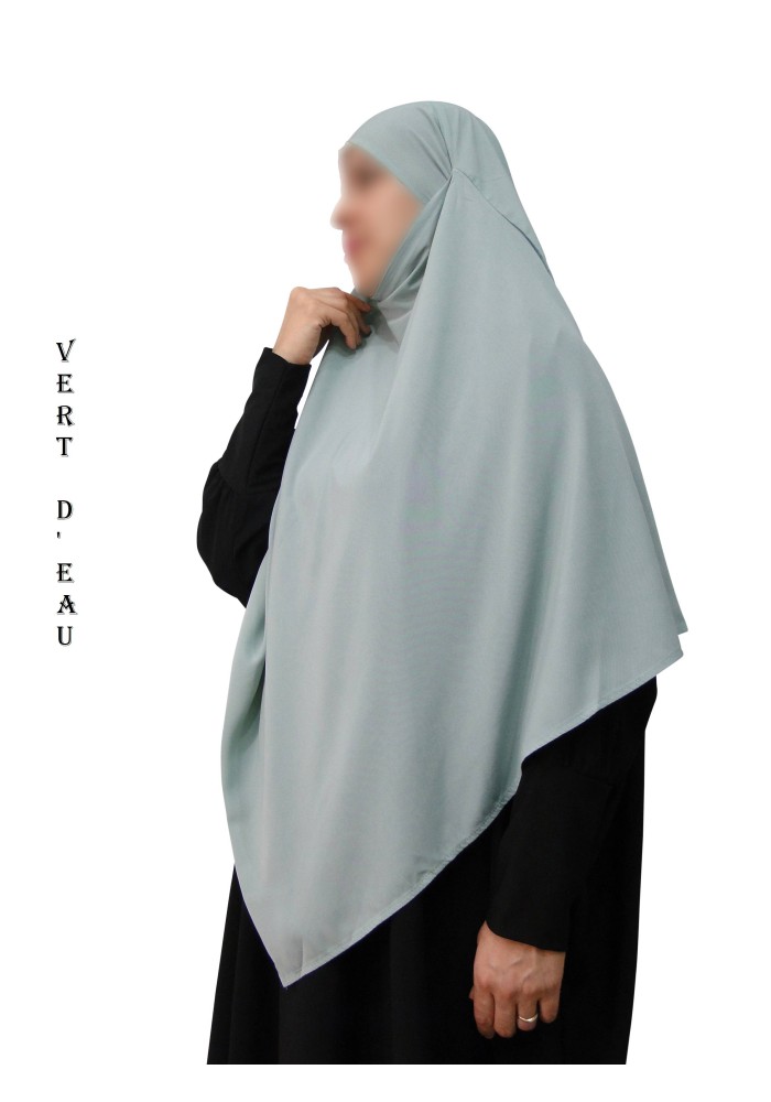 Khimar Ihsane à Pointe Court – Wool Peach