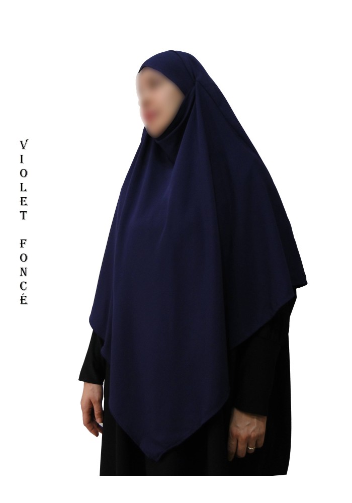 Khimar Ihsane à Pointe Court – Wool Peach
