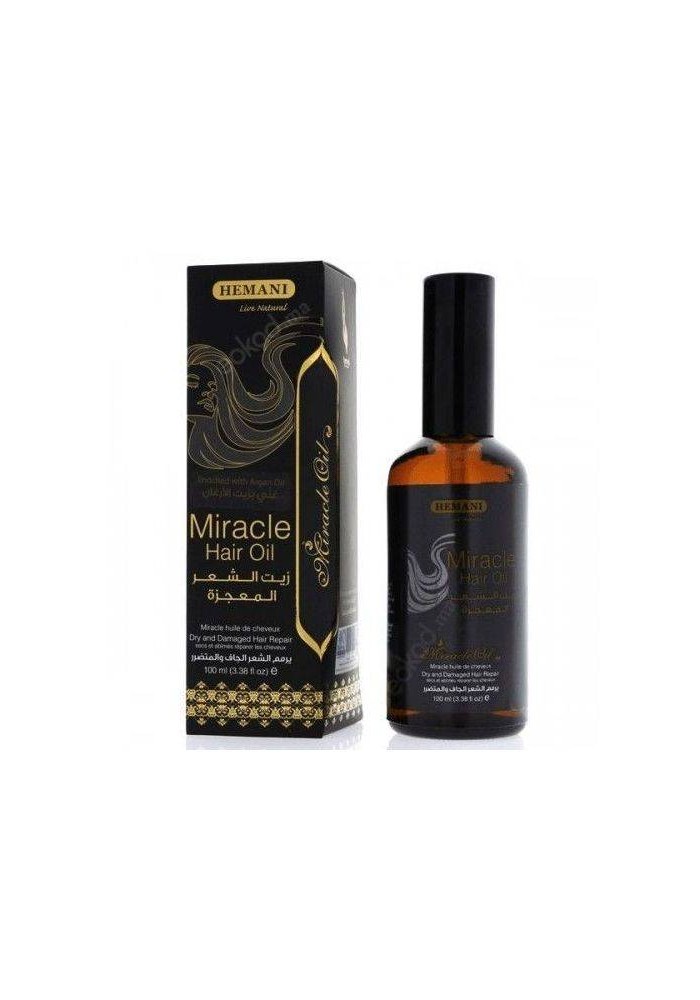 Miracle Hair Oil - Hemani- Huile capillaire cheveux sec et abimes