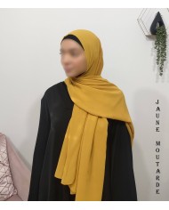 Grand Hijab Carré 160x160 cm – Georgette de Corée