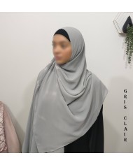 Grand Hijab Carré 160x160 cm – Georgette de Corée
