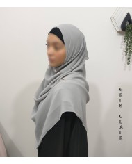 Grand Hijab Carré 160x160 cm – Georgette de Corée