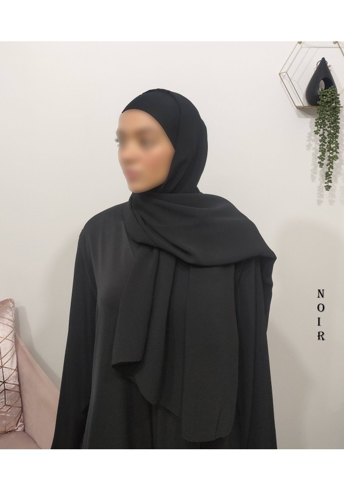 Grand Hijab Carré 160x160 cm – Georgette de Corée