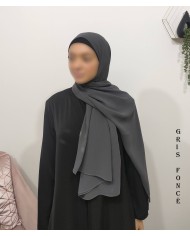 Grand Hijab Carré 160x160 cm – Georgette de Corée