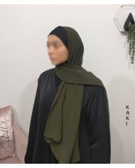 Grand Hijab Carré 160x160 cm – Georgette de Corée