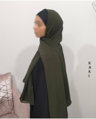 Grand Hijab Carré 160x160 cm – Georgette de Corée