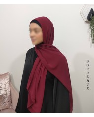 Grand Hijab Carré 160x160 cm – Georgette de Corée