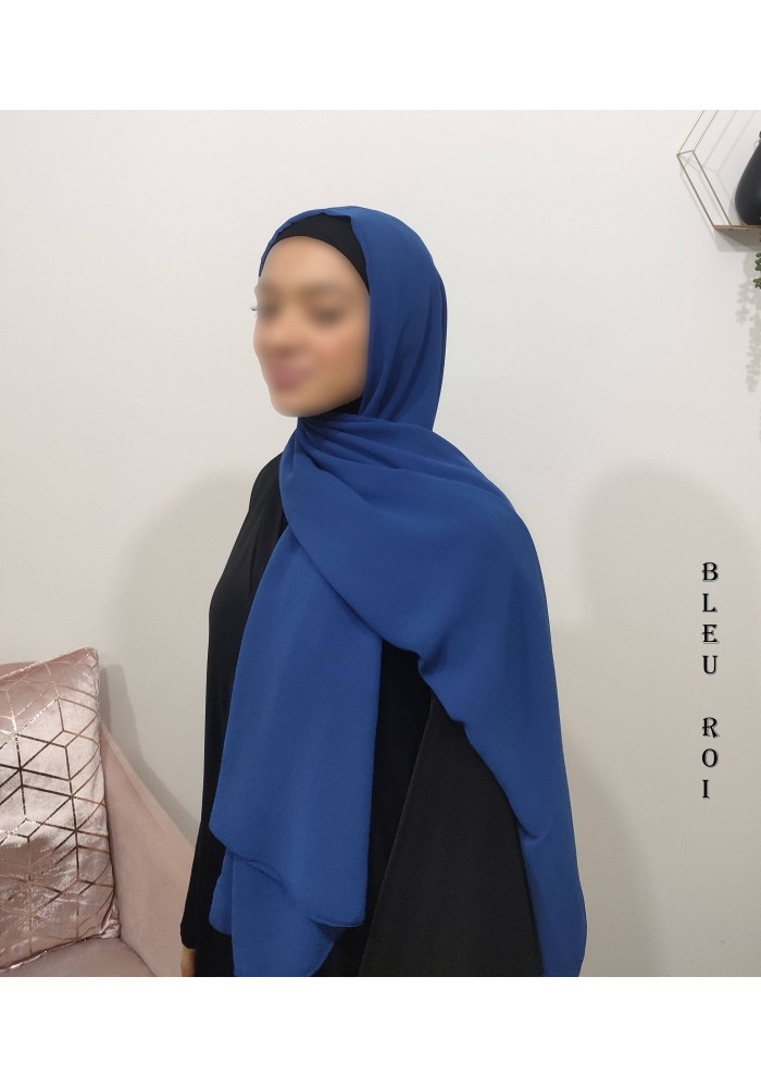 Grand Hijab Carré 160x160 cm – Georgette de Corée