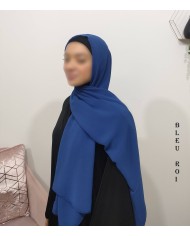 Grand Hijab Carré 160x160 cm – Georgette de Corée