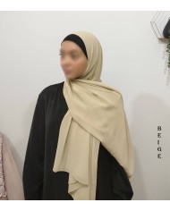 Grand Hijab Carré 160x160 cm – Georgette de Corée
