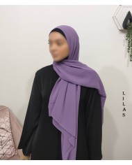 Grand Hijab Carré 160x160 cm – Georgette de Corée