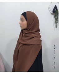 Grand Hijab Carré 160x160 cm – Georgette de Corée