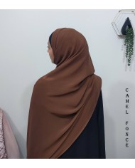Grand Hijab Carré 160x160 cm – Georgette de Corée
