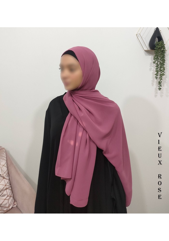 Grand Hijab Carré 160x160 cm – Georgette de Corée