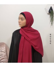 Grand Hijab Carré 160x160 cm – Georgette de Corée