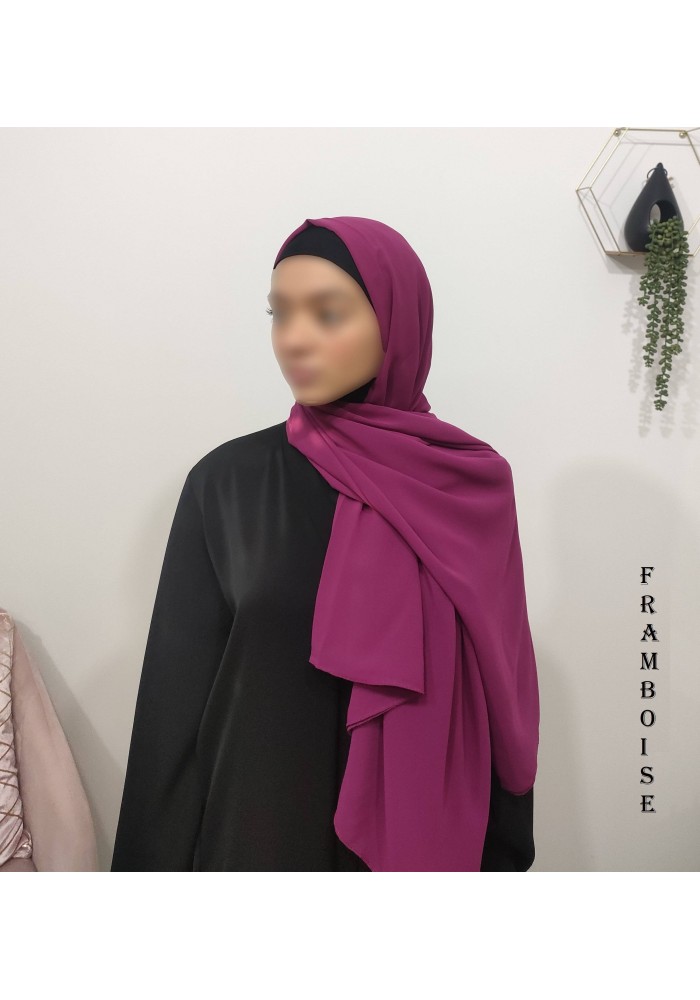 Grand Hijab Carré 160x160 cm – Georgette de Corée