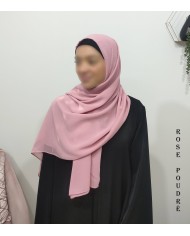 Grand Hijab Carré 160x160 cm – Georgette de Corée