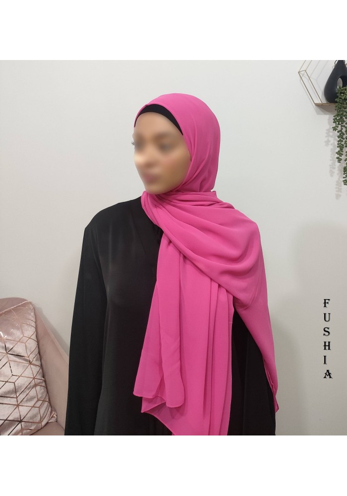 Grand Hijab Carré 160x160 cm – Georgette de Corée