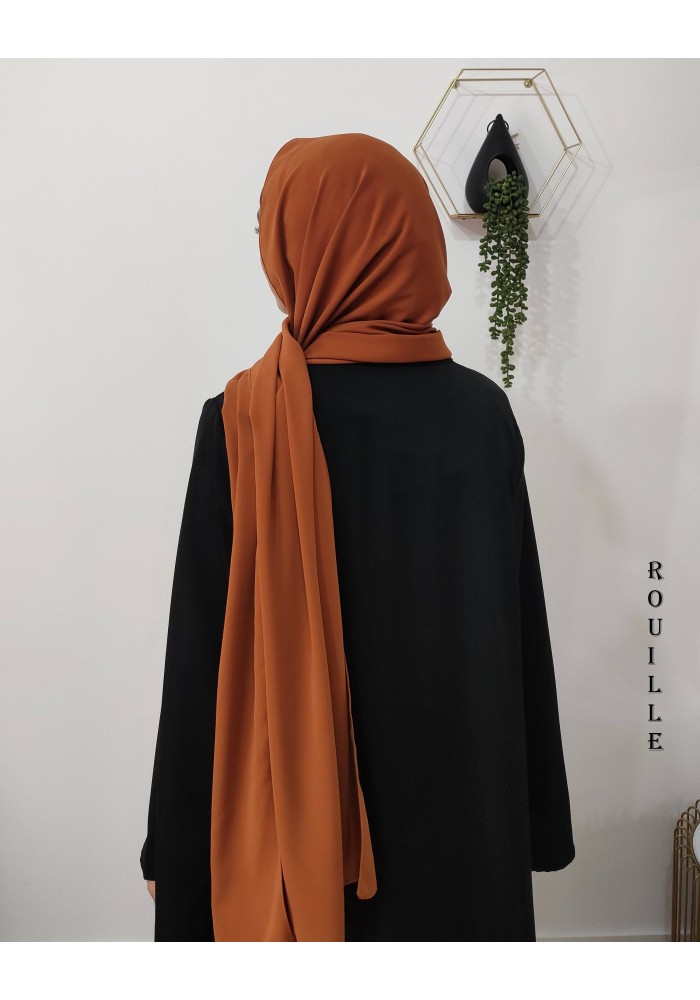 Châle Soie de Médine 190x70 cm – Hijab Opaque et Fluide