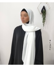 Châle Soie de Médine 190x70 cm – Hijab Opaque et Fluide