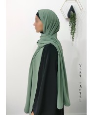 Châle Soie de Médine 190x70 cm – Hijab Opaque et Fluide