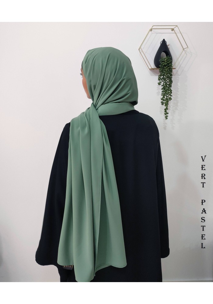 Châle Soie de Médine 190x70 cm – Hijab Opaque et Fluide