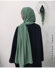 Châle Soie de Médine 190x70 cm – Hijab Opaque et Fluide