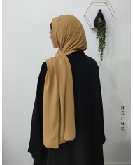 Châle Soie de Médine 190x70 cm – Hijab Opaque et Fluide