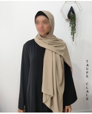 Châle Soie de Médine 190x70 cm – Hijab Opaque et Fluide