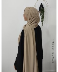 Châle Soie de Médine 190x70 cm – Hijab Opaque et Fluide