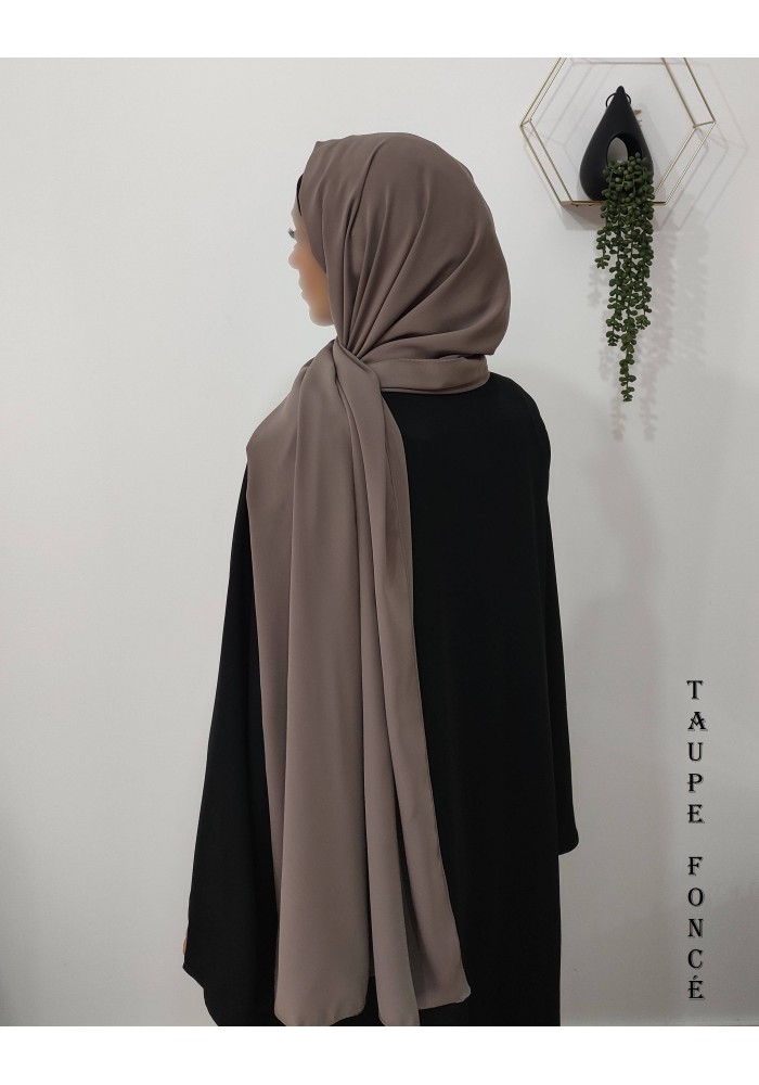 Châle Soie de Médine 190x70 cm – Hijab Opaque et Fluide