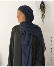 Grand Hijab Carré 160x160 cm – Georgette de Corée