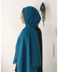 Grand Hijab Carré 160x160 cm – Georgette de Corée