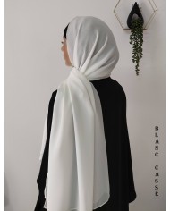 Grand Hijab Carré 160x160 cm – Georgette de Corée