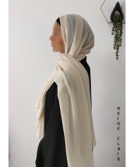 Grand Hijab Carré 160x160 cm – Georgette de Corée