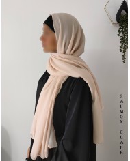 Grand Hijab Carré 160x160 cm – Georgette de Corée