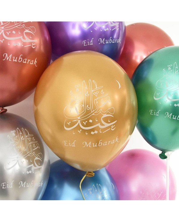 Sachet de 10 ballons " Aîd Moubarak" 