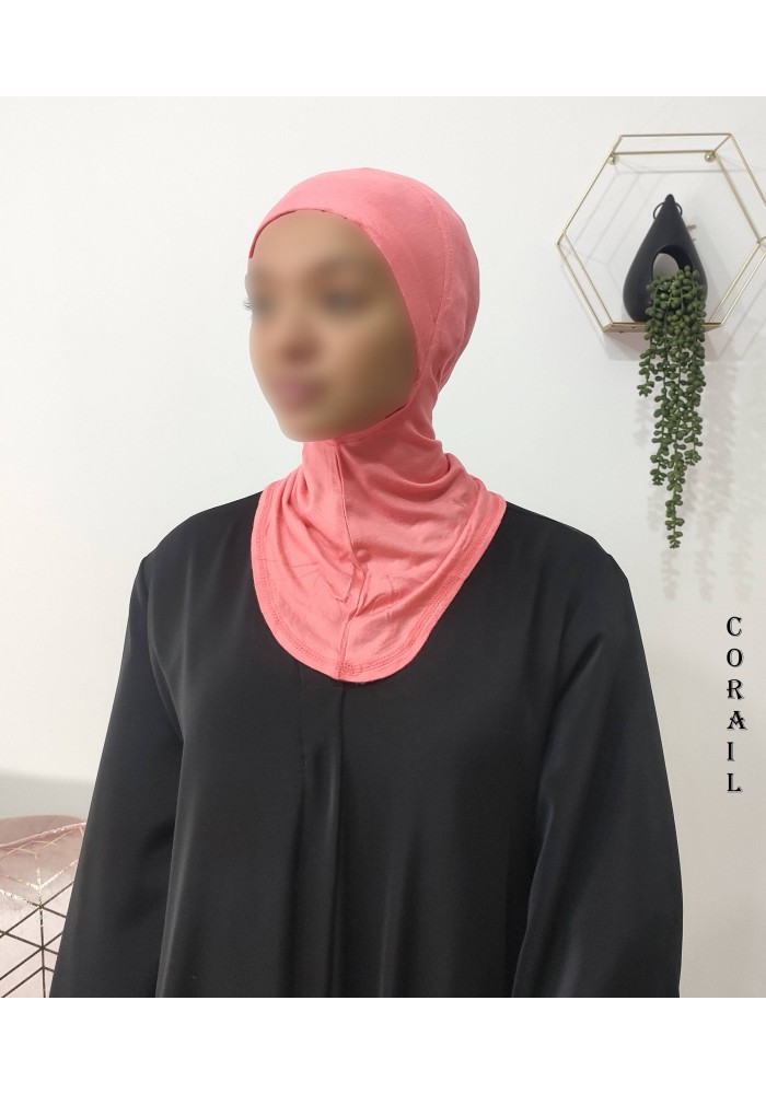 Sous-Hijab Coton Type Cagoule – Toucher Coton