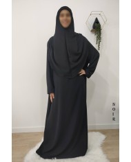 Robe de Prière Femme avec Hijab Intégré – Tissu Jazz
