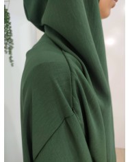 Robe de Prière Femme avec Hijab Intégré – Tissu Jazz