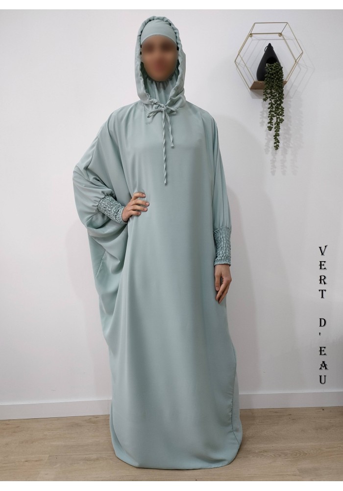 ABAYA Hijab avec capuche  (Soie de Médine)