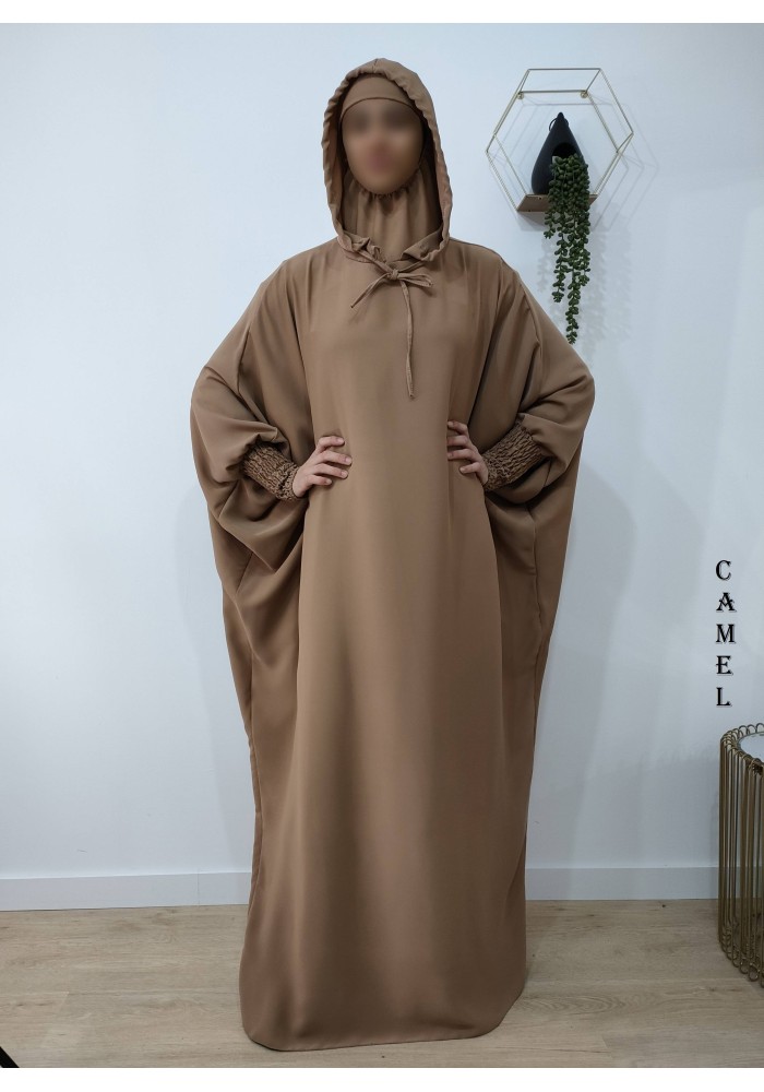 ABAYA Hijab avec capuche  (Soie de Médine)
