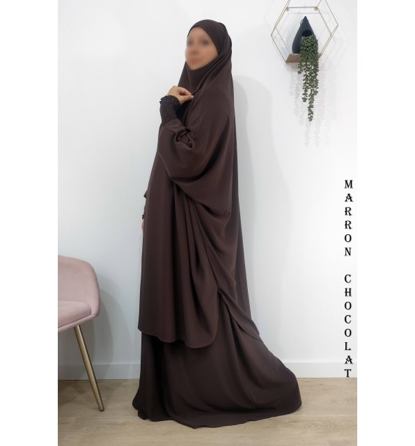 JILBAB 2 PIECES (Soie de Médine)
