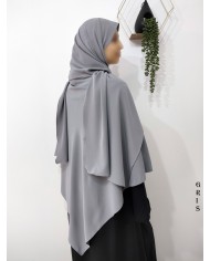 Khimar Hijab intégré (crèpe premium)