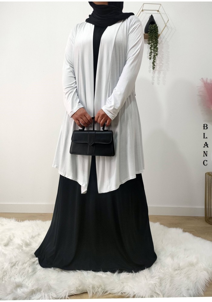 Gilet Long Femme en Viscose – Fabrication Française
