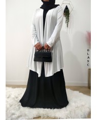Gilet Long Femme en Viscose – Fabrication Française